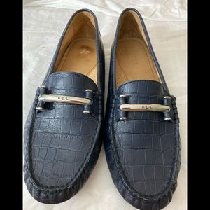 Ralph Lauren Lauren shoes women’s blue slip on’s size 10